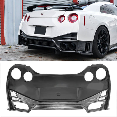 NS Style Plastic Rear Bumper For Nissan R35 GTR 2017+