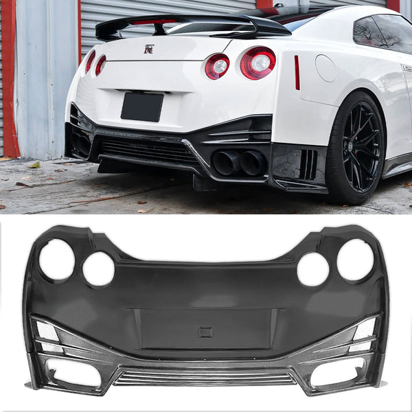 NS Style Plastic Rear Bumper For Nissan R35 GTR 2017+