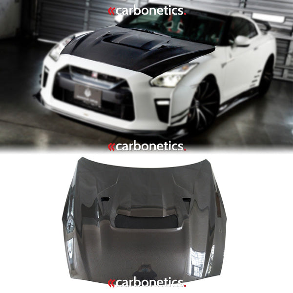 R35 Gtr Varis 17 Style Vented Hood