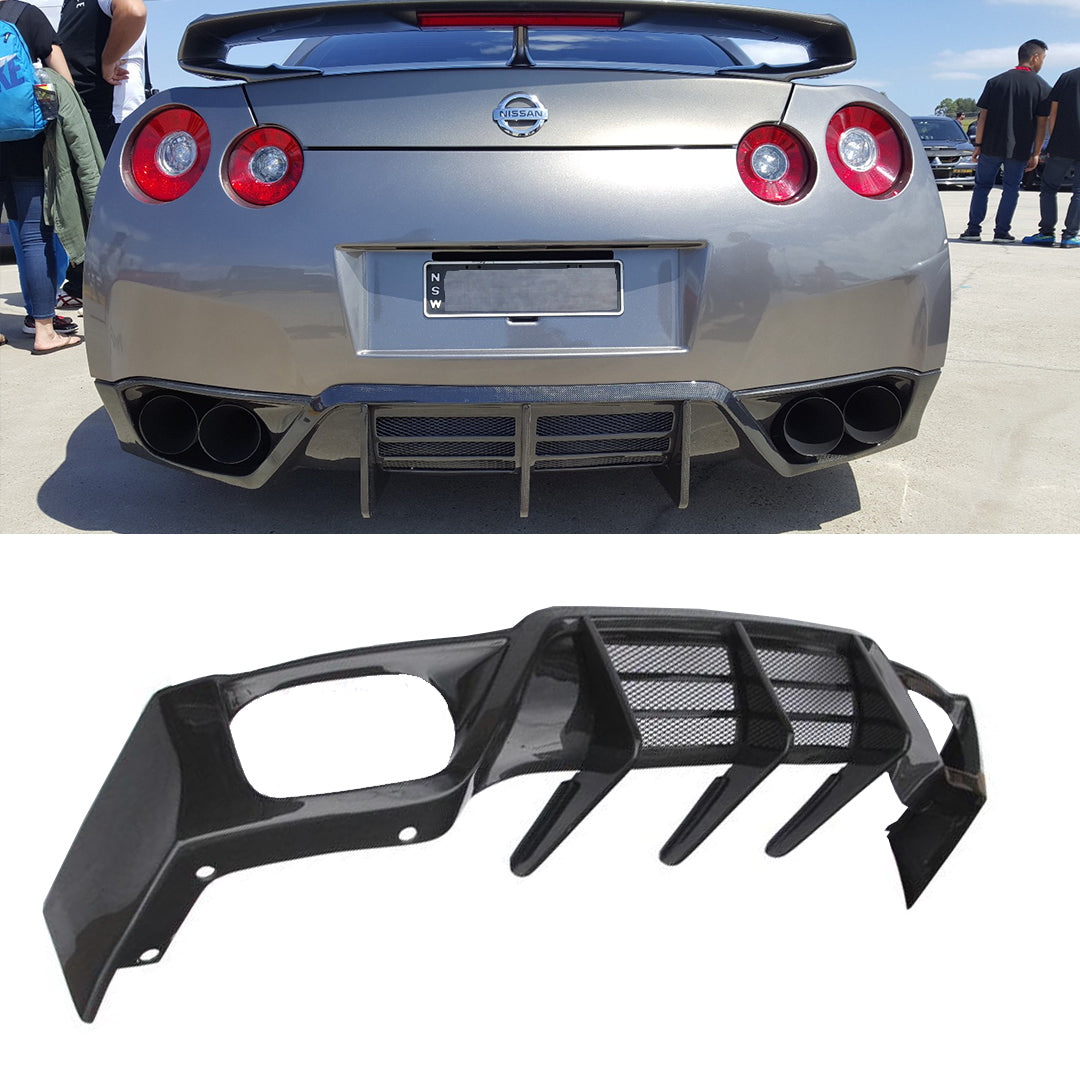 Wald Style Rear Bumper Lip For 2008-2010 Nissan R35 GTR CBA