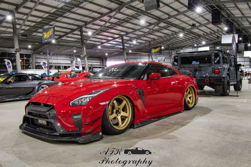R35 GTR VRS '19 Ver Magnum Opus Style Kit front three-quarter view
