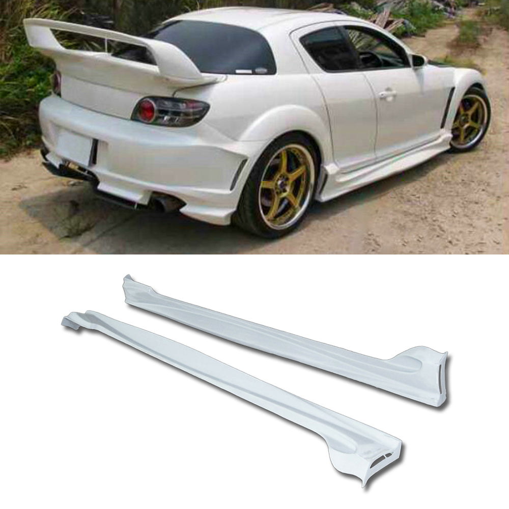 RX8 SE3P JR Type side skirt