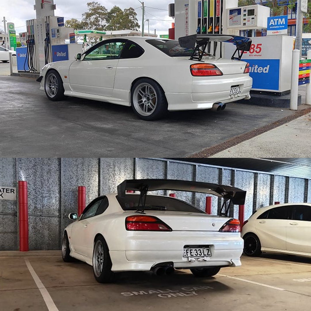 VTX Style GT Wing For 1999-2002 Nissan S15 Silvia VTX Style GT Wing For 1999-2002 Nissan S15 Silvia