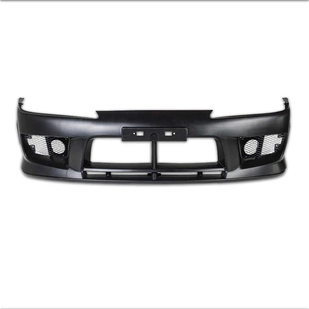 AERO Style ABS Plastic Front Bumper with Fog Lamp Holes For 1999-2002 Nissan S15 Silvia Spec R