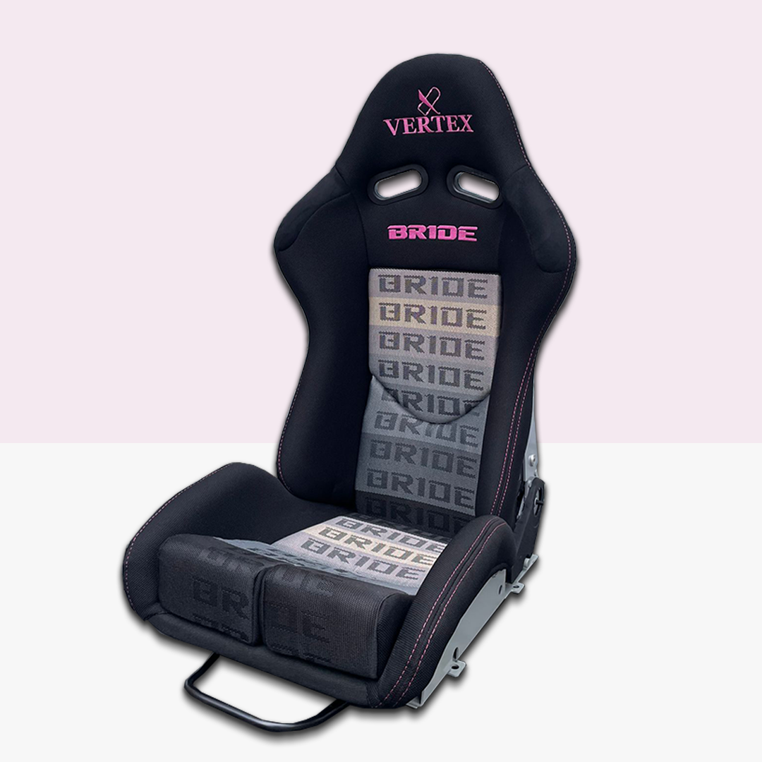 Limited Edition - Pink Stitching + Gradient Padding Bride Vertex XL Style Recliner Seats - ADR Approved