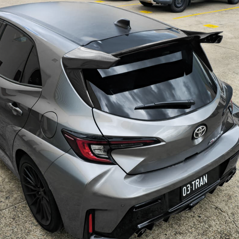 Toyota Corolla GR VRS1 Type Rear Spoiler With Adjustable Blade - Carbonetics