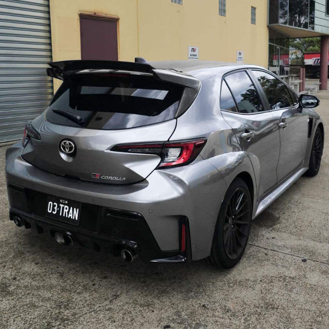 Toyota Corolla GR VRS1 Type Rear Spoiler With Adjustable Blade - Carbonetics