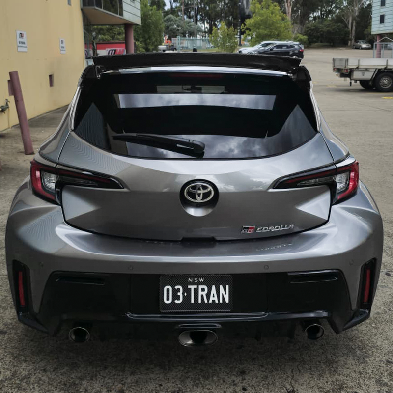 Toyota Corolla GR VRS1 Type Rear Spoiler With Adjustable Blade - Carbonetics