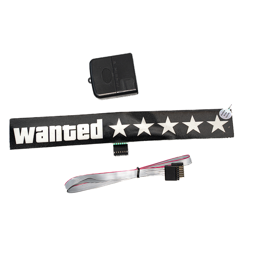 Wanted Car Window Glow Panel LED Light