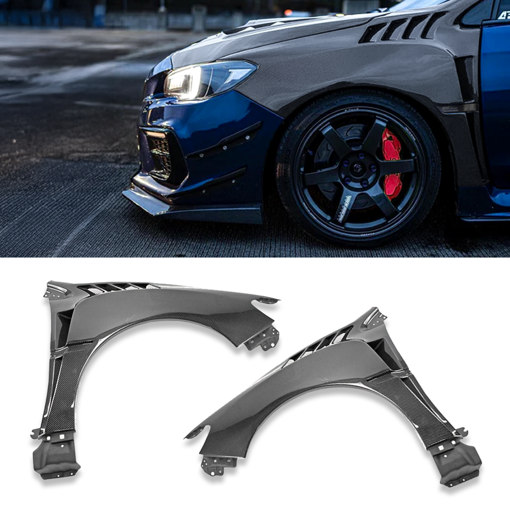 DAM Style Front Over Fender +8mm For 14-18 Subaru Impreza VAB VAF STI