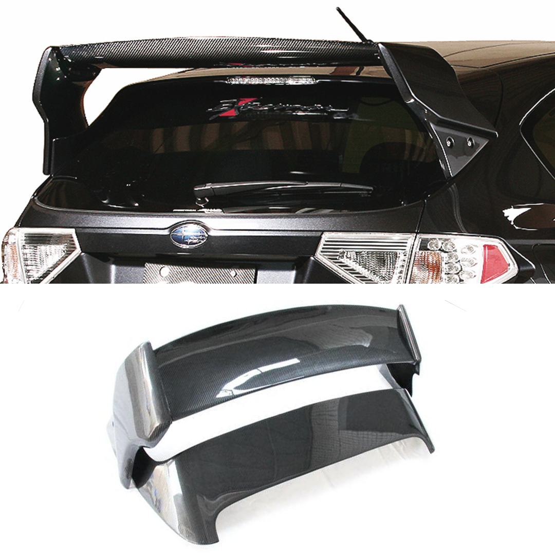 VRS Style VER.1 Rear Spoiler With Break Light For 2008-2014 Subaru Impreza GRB WRX/STI