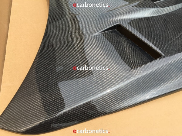 08-16 R35 GTR GTC (VSII) STYLE HOOD – Carbonetics