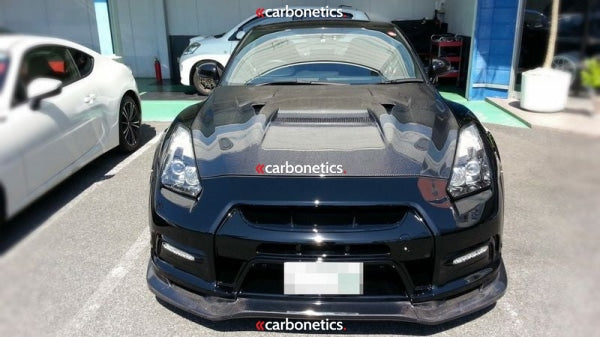 08-16 R35 Gtr Varis Style Cooling Hood Bonnet