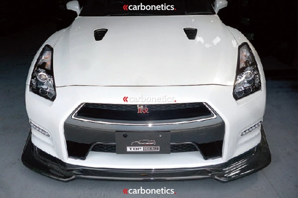 12-16 R35 Gtr Top Secret Style Front Diffuser