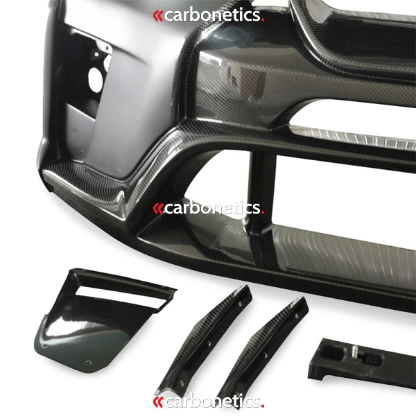 17- R35 Gtr Varis 19Ver Magnum Opus Style Front Bumper Ver3 W. Carbon Drl Cover