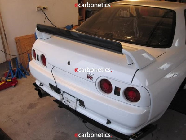 1989-1994 Nissan Skyline R32 Gtr Oem Rear Spoiler Fujimura Style Rocket Dancer Gurney Flap