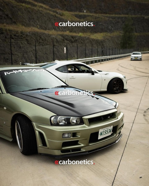 1999-2000 Nissan Skyline R34 Gtt 2D 4D East Bear Gtr-Style Front Bumper Accessories