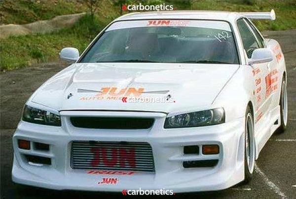 1999-2002 Nissan Skyline R34 Gtr Jun Style Front Bumper Accessories