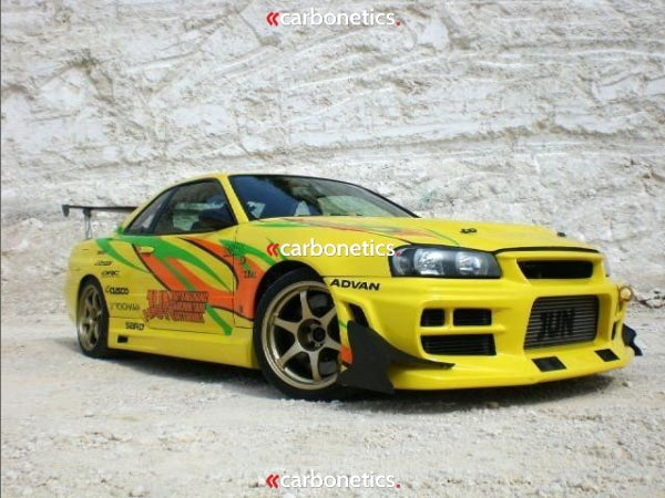 1999-2002 Nissan Skyline R34 Gtr Jun Style Front Bumper Accessories