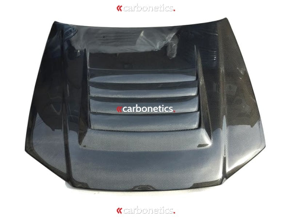TOP SECRET Front Hood Bonnet (Dry Carbon Fiber) for Nissan Skyline GTR  BNR34 1999-2002