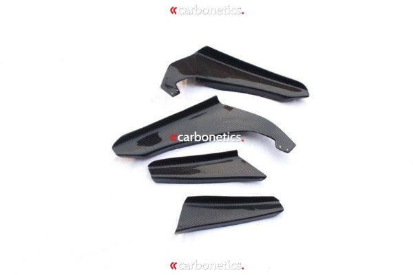 1999-2002 Nissan Skyline R34 Gtr Oem Front Bumper Canard (4Pcs) Accessories