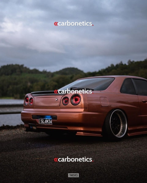 1999-2002 Nissan Skyline R34 Gtt Gtr Mne Trunk Spoiler Accessories