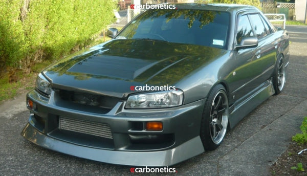 1999-2002 Nissan Skyline R34 Gtt Uras Style Front Bumper Accessories