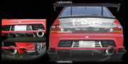 2001-2007 Mitsubishi Lancer Evolution 7-9 Jdm Vs Rear Under Diffuser Accessories
