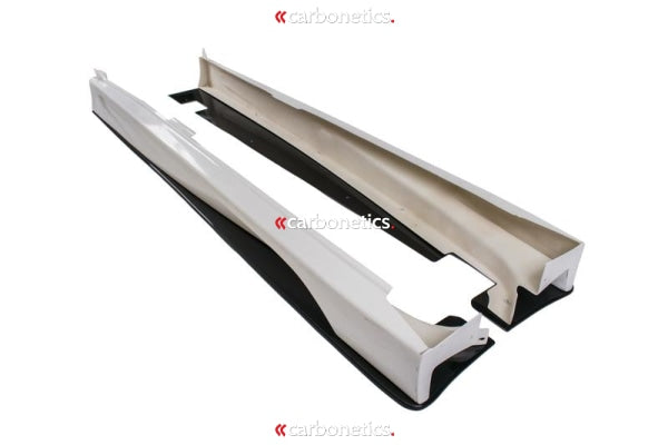 2001-2007 Mitsubishi Lancer Evolution 7-9 Vs 09 Ver Side Skirts Carbon+Fiber Glass (Carbon