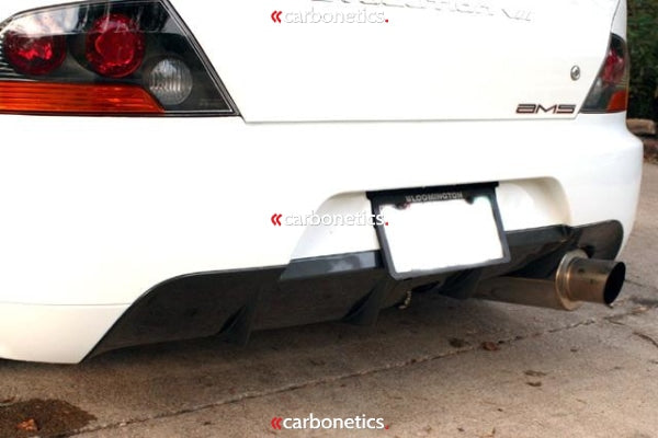 2006-2007 Mitsubishi Evolution 9 Jdm Oem Style Rear Bumper Diffuser Accessories