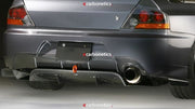 2006-2007 Mitsubishi Evolution 9 Jdm Vs Rear Diffuser With Side Fin Attachments Accessories