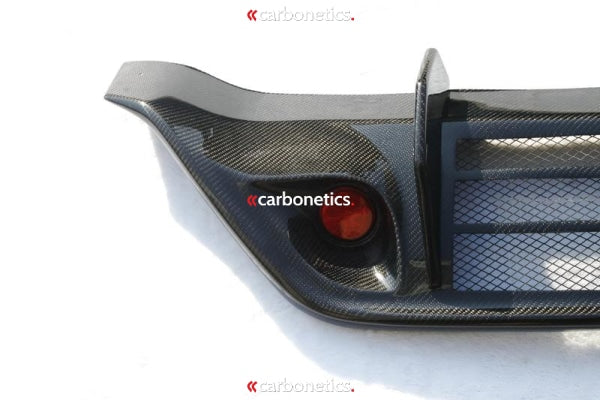 2008-2010 Nissan R35 Gtr Cba Wald Style Rear Bumper Diffuser Addon W/ Brake Light Accessories