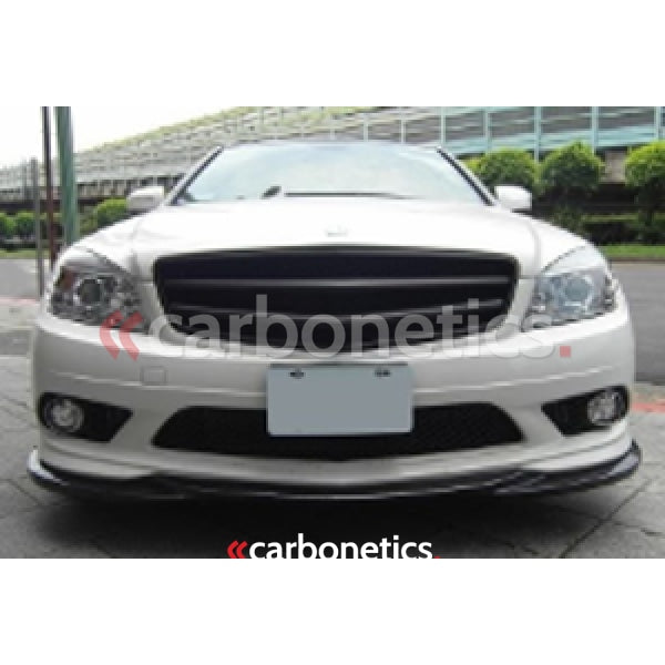 2008-2011 Mercedes Benz W204 C-Class C300 C350 Amg-Sport Bumper Godhand Style Front Lip Accessories