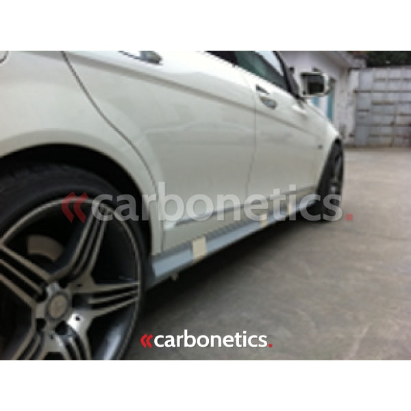 2008-2011 Mercedes Benz W204 C-Class Sedan Amg63-Style Side Skirt Accessories