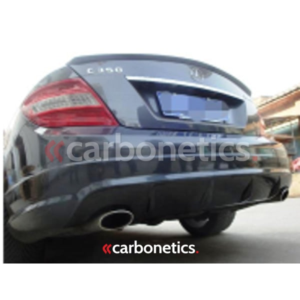 2008-2011 Mercedes Benz W204 C-Class Sedan Coupe Amg-Style Rear Diffuser Accessories