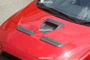 2008-2012 Mitsubishi Lancer Evolution Evo X Charge Speed Style Hood Vents Accessories