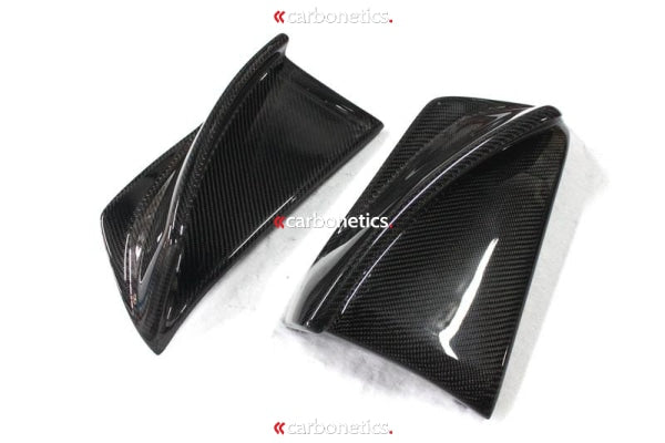 2008-2012 Mitsubishi Lancer Evolution Evo X Rs Style Rear Bumper Caps Accessories