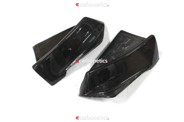 2008-2012 Mitsubishi Lancer Evolution Evo X Rs Style Rear Bumper Caps Accessories