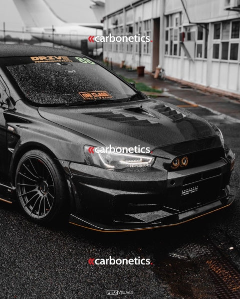 2008-2012 Mitsubishi Lancer Evolution Evo X Vs 17 Ver. Ultimate Front Bumper Accessories