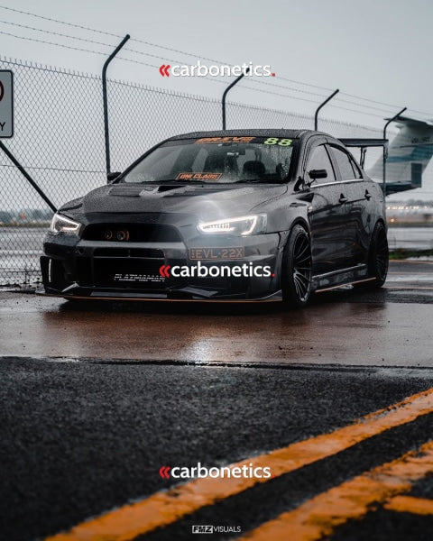 2008-2012 Mitsubishi Lancer Evolution Evo X Vs 17 Ver. Ultimate Front Bumper Accessories