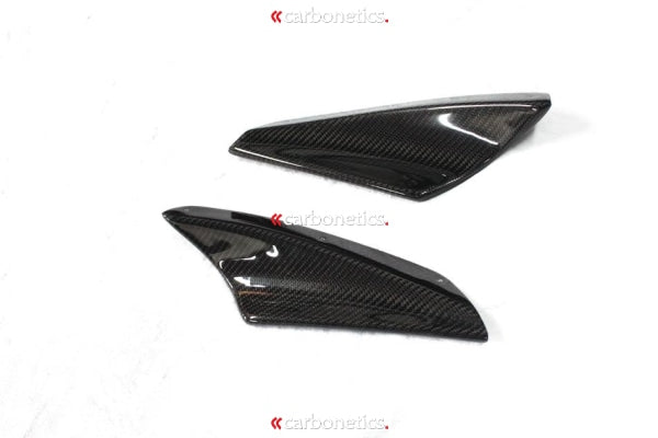 2008-2012 Mitsubishi Lancer Evolution Evo X Vs Front Bumper Canards 4Pcs Accessories