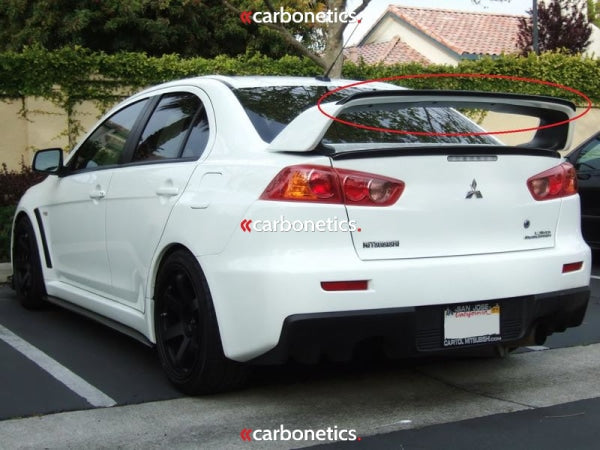 2008-2012 Mitsubishi Lancer Evolution Evo X Vt Gurney Flap Accessories