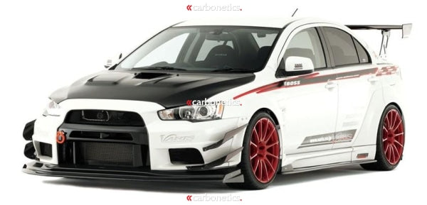 2008-2012 Mitsubishi Lancer Evolution X Vs Wide Body Version Hyper Canard (10 Pcs) Accessories