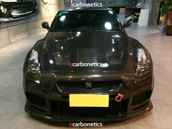 2008-2013 Nissan R35 Gtr Cba Dba Tp Style Wide Front Bumper Accessories