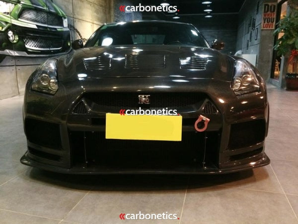 2008-2013 Nissan R35 Gtr Cba Dba Tp Style Wide Front Bumper Accessories