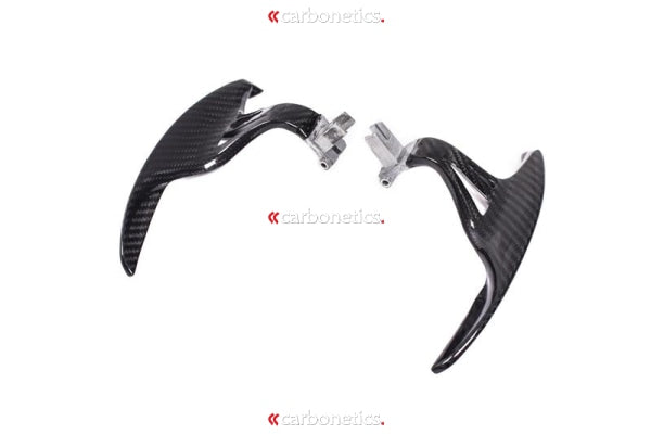 2008-2015 Nissan R35 Gtr Cba Dba Autotecknic Style Lenthened Shift Paddle 1 Pair (2*2 Carbon Fiber