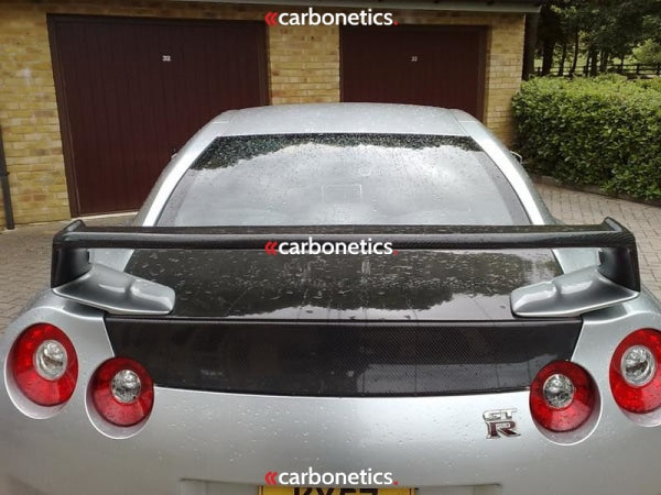 2008-2015 Nissan R35 Gtr Cba Dba Mne Rear Spoiler Without Base Accessories