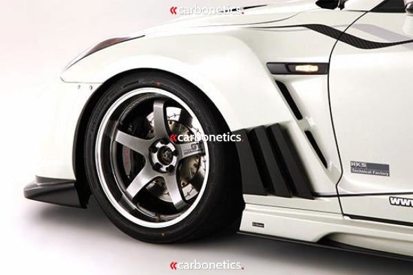2008-2015 Nissan R35 Gtr Cba Dba Vs 13 Ver. Front Fender W/o Louver Fins And Extension Cover (Can