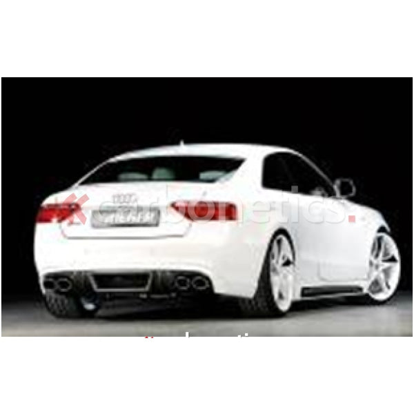 2009-2012 Audi A5 B8 2D Coupe Rieger Style Quad Exhaust Rear Diffuser Accessories