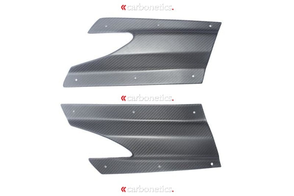 2011-2015 Nissan R35 Gtr Cba Dba Vs 13 Ver. Rear Under Skirt Diffuser Side Air Shroud Accessories